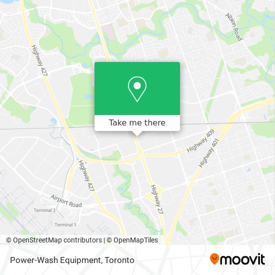 Power-Wash Equipment map