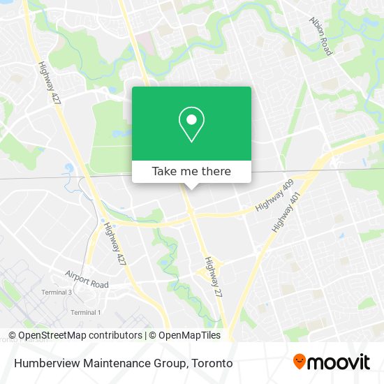 Humberview Maintenance Group map