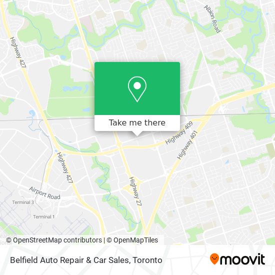 Belfield Auto Repair & Car Sales map