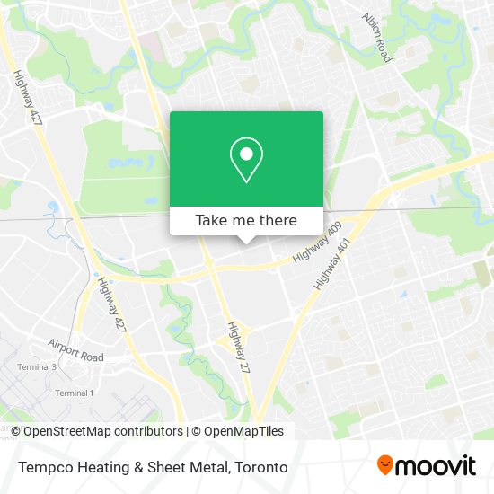 Tempco Heating & Sheet Metal map
