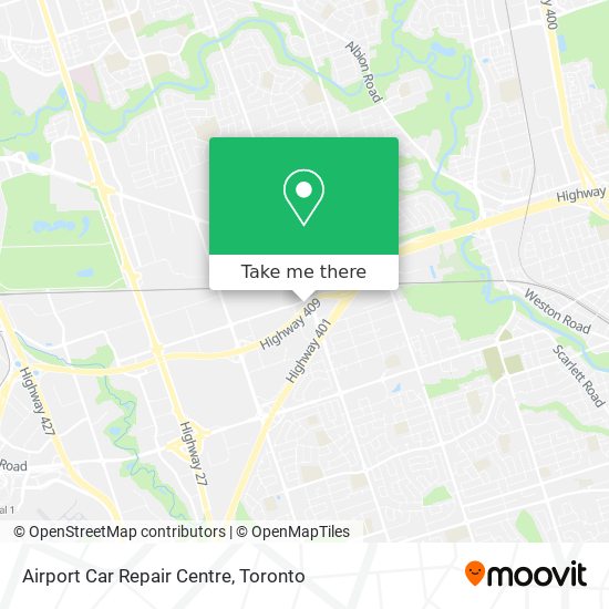 Airport Car Repair Centre map