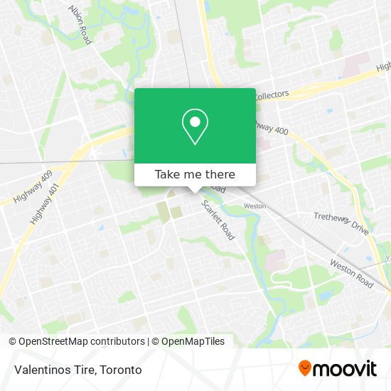 Valentinos Tire map