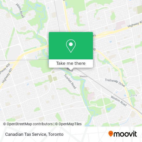 Canadian Tax Service map