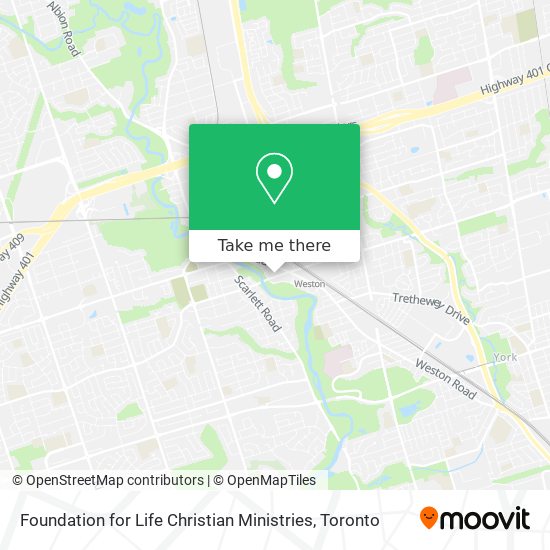 Foundation for Life Christian Ministries map