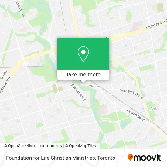 Foundation for Life Christian Ministries map
