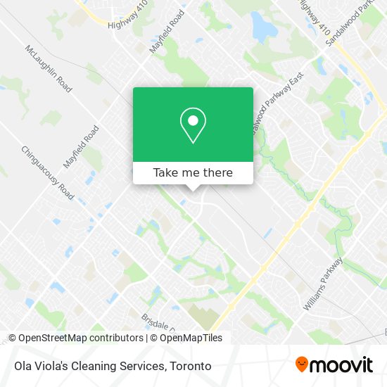 Ola Viola's Cleaning Services map