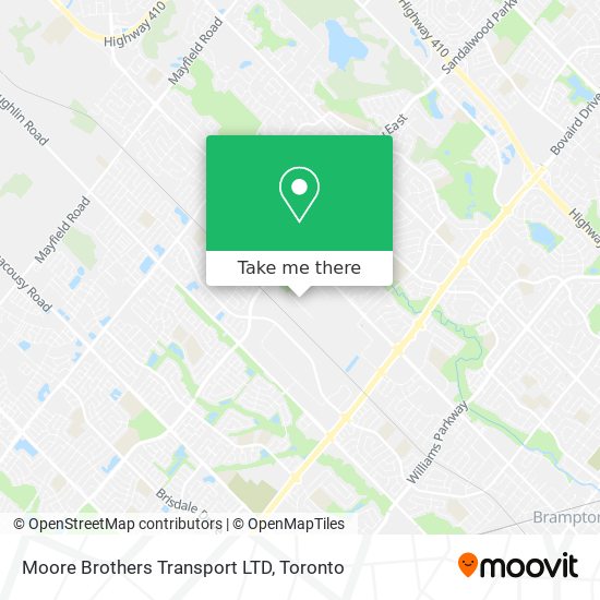 Moore Brothers Transport LTD map