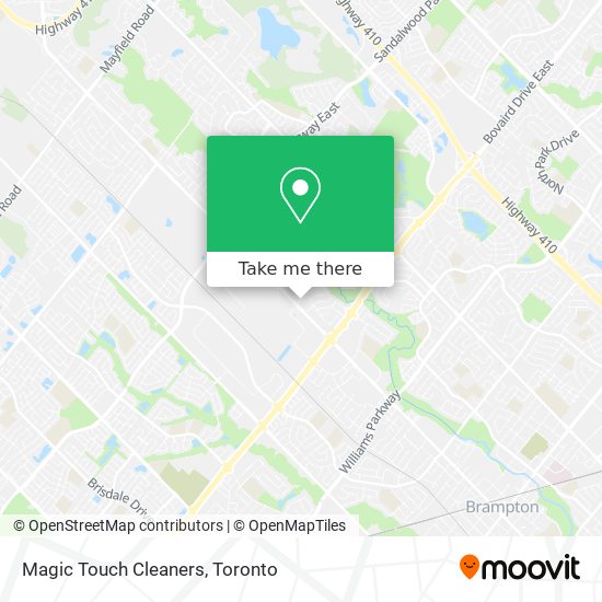 Magic Touch Cleaners map