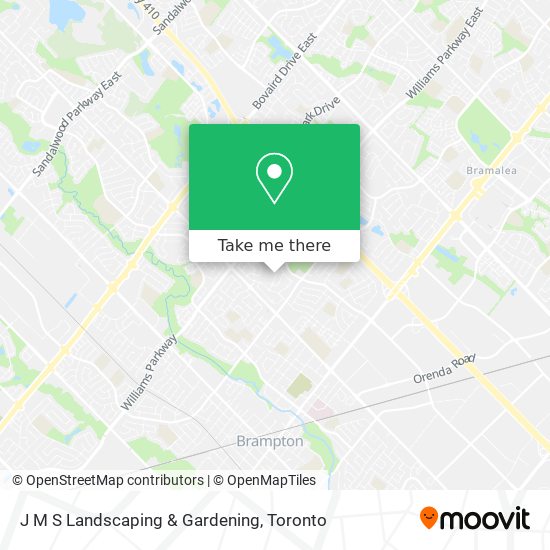 J M S Landscaping & Gardening map