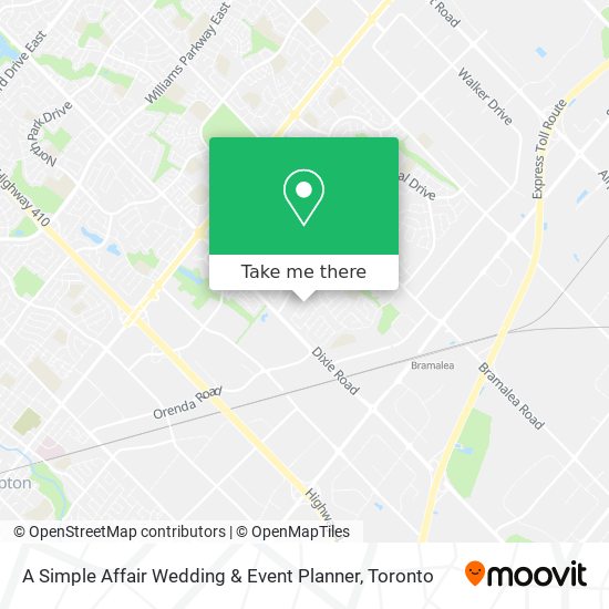 A Simple Affair Wedding & Event Planner map