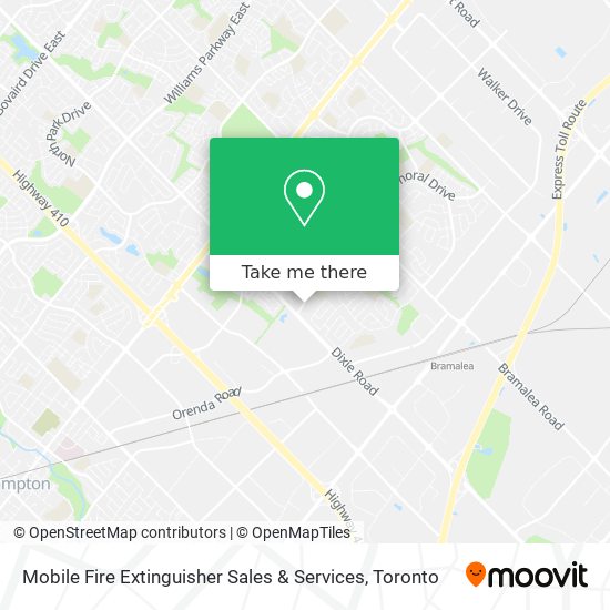 Mobile Fire Extinguisher Sales & Services map