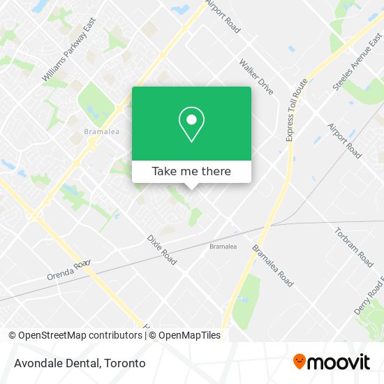 Avondale Dental map