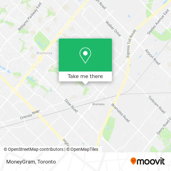 MoneyGram map