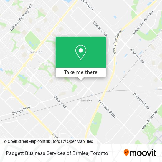 Padgett Business Services of Brmlea map