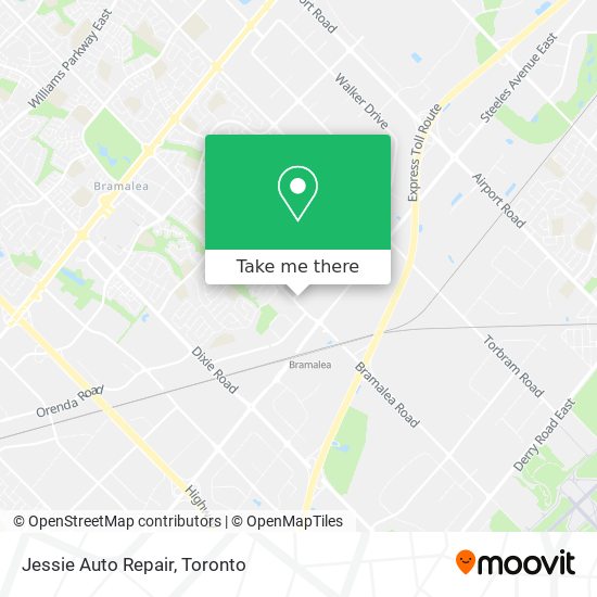 Jessie Auto Repair map