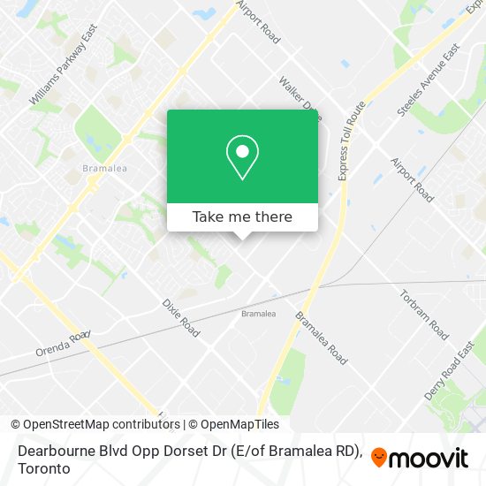 Dearbourne Blvd Opp Dorset Dr (E / of Bramalea RD) map