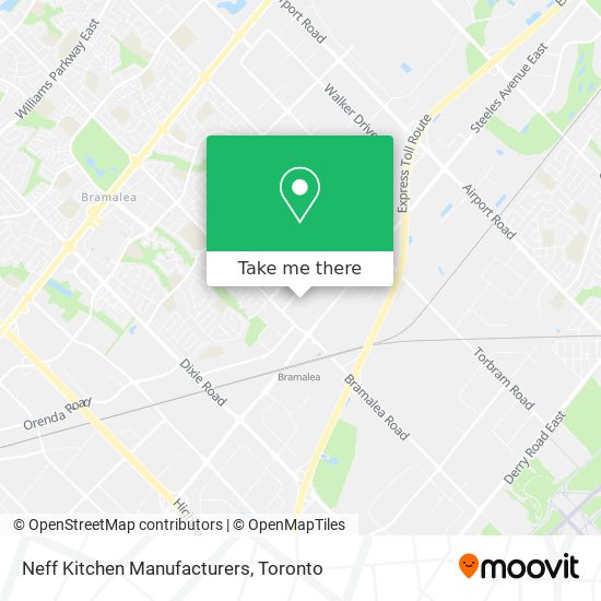 Neff Kitchen Manufacturers map