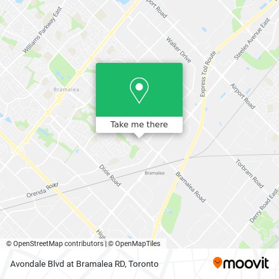 Avondale Blvd at Bramalea RD plan