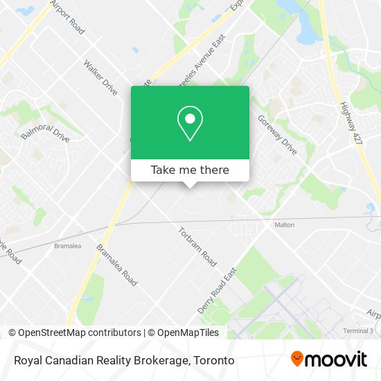 Royal Canadian Reality Brokerage map