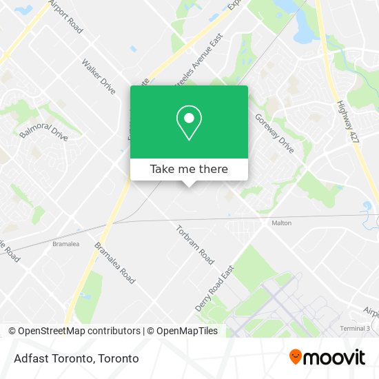 Adfast Toronto map