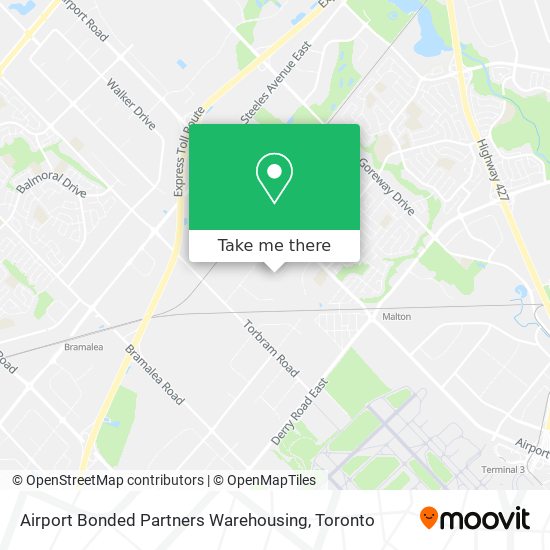 Airport Bonded Partners Warehousing map