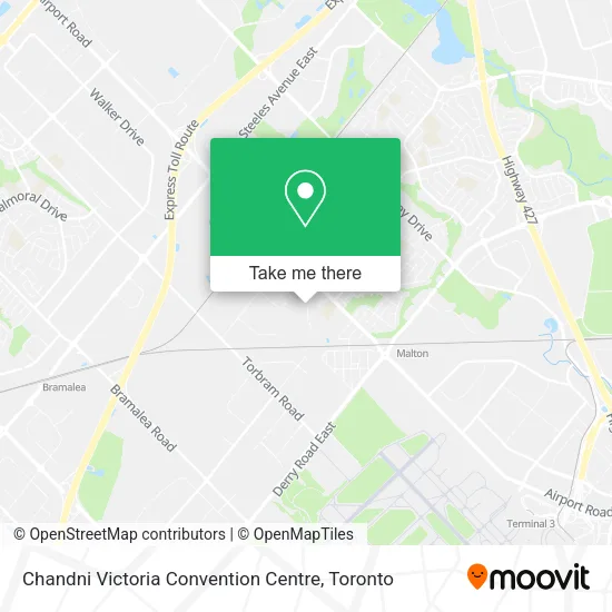 Chandni Victoria Convention Centre map