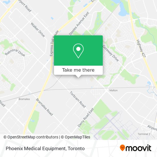 Phoenix Medical Equipment map