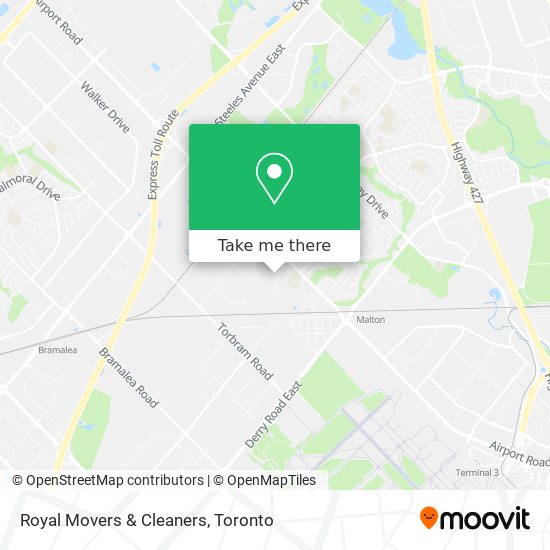 Royal Movers & Cleaners map