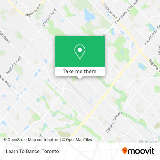 Learn To Dance map