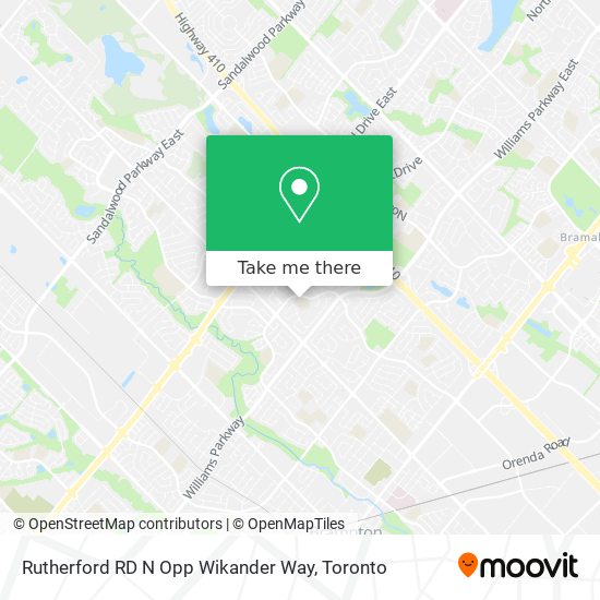 Rutherford RD N Opp Wikander Way map