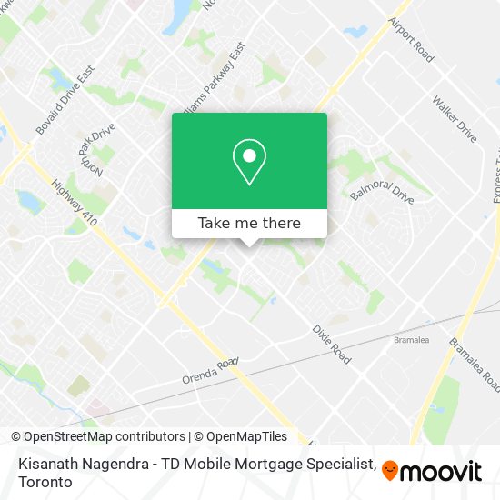 Kisanath Nagendra - TD Mobile Mortgage Specialist map