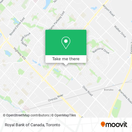 Royal Bank of Canada map