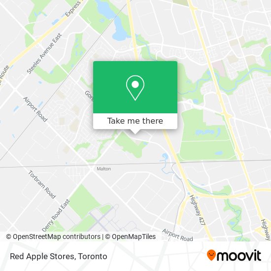 Red Apple Stores map