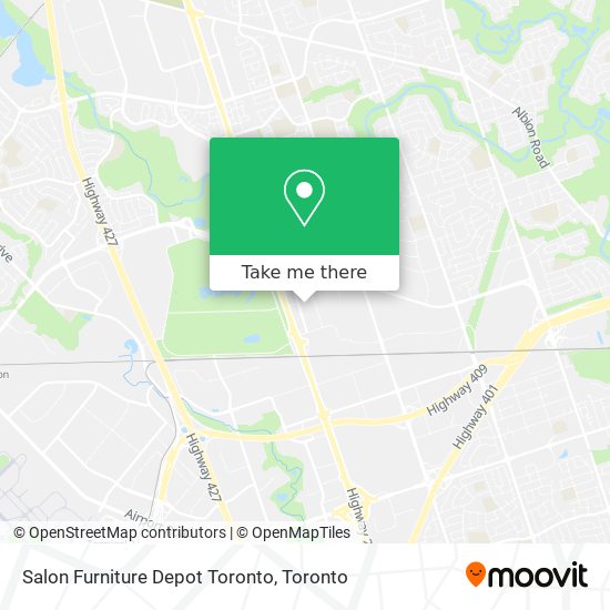 Salon Furniture Depot Toronto plan