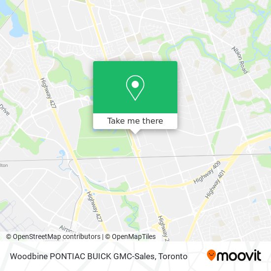 Woodbine PONTIAC BUICK GMC-Sales map