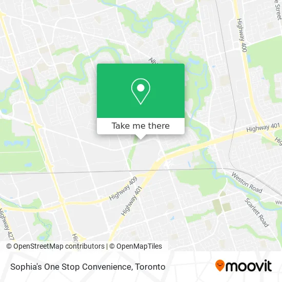 Sophia's One Stop Convenience map