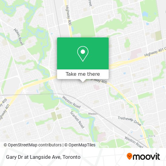 Gary Dr at Langside Ave map