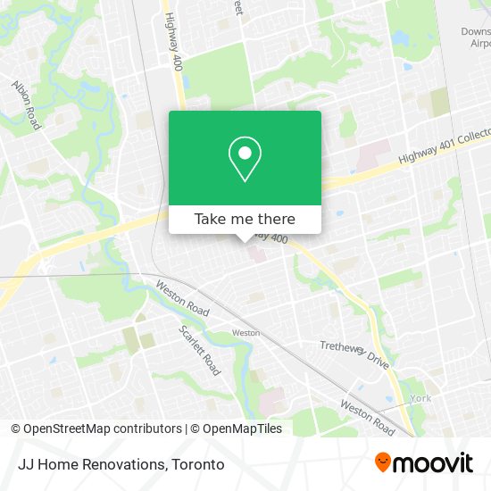 JJ Home Renovations map