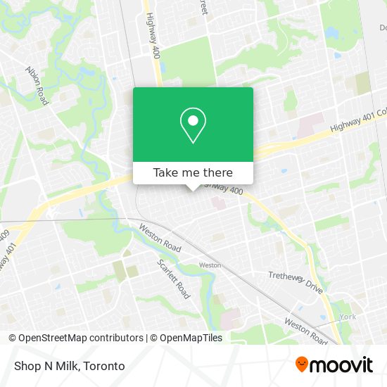 Shop N Milk map