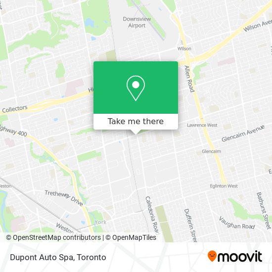 Dupont Auto Spa map