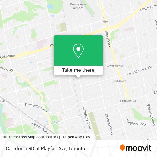 Caledonia RD at Playfair Ave map