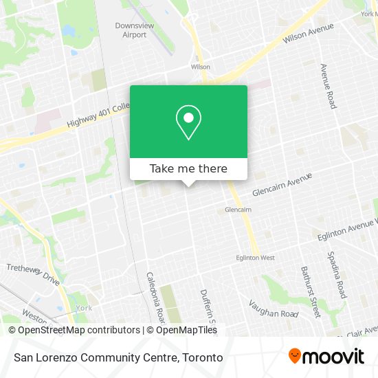 San Lorenzo Community Centre map