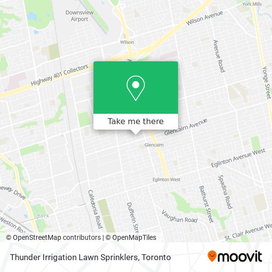 Thunder Irrigation Lawn Sprinklers map