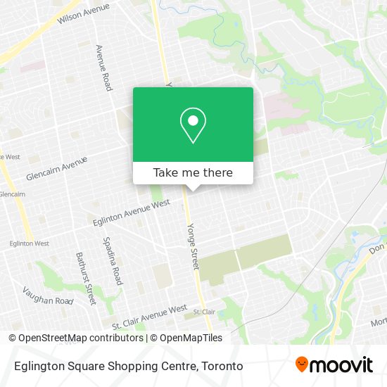 Eglington Square Shopping Centre map