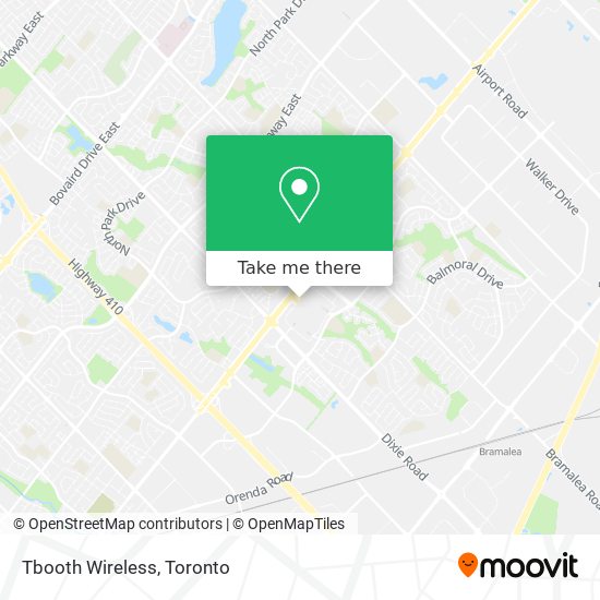 Tbooth Wireless map