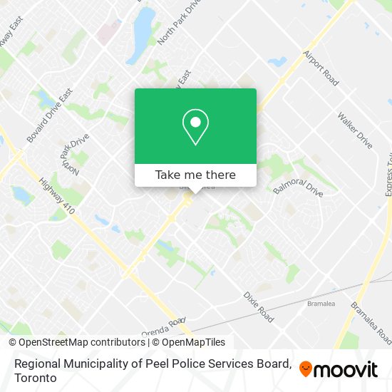 Regional Municipality of Peel Police Services Board plan