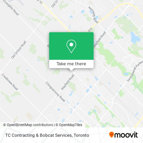 TC Contracting & Bobcat Services map