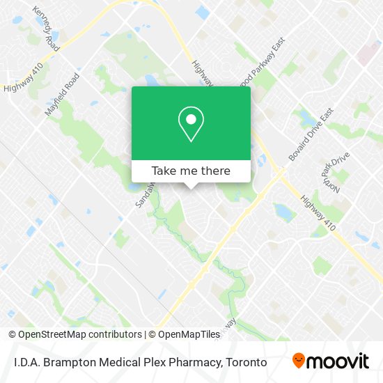 I.D.A. Brampton Medical Plex Pharmacy plan