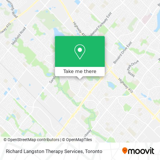 Richard Langston Therapy Services map