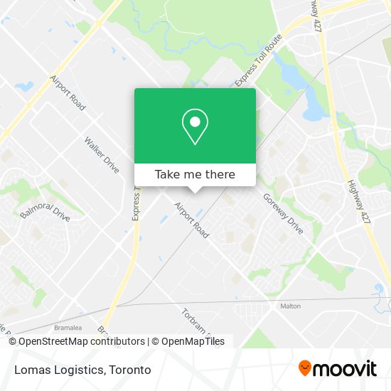 Lomas Logistics map